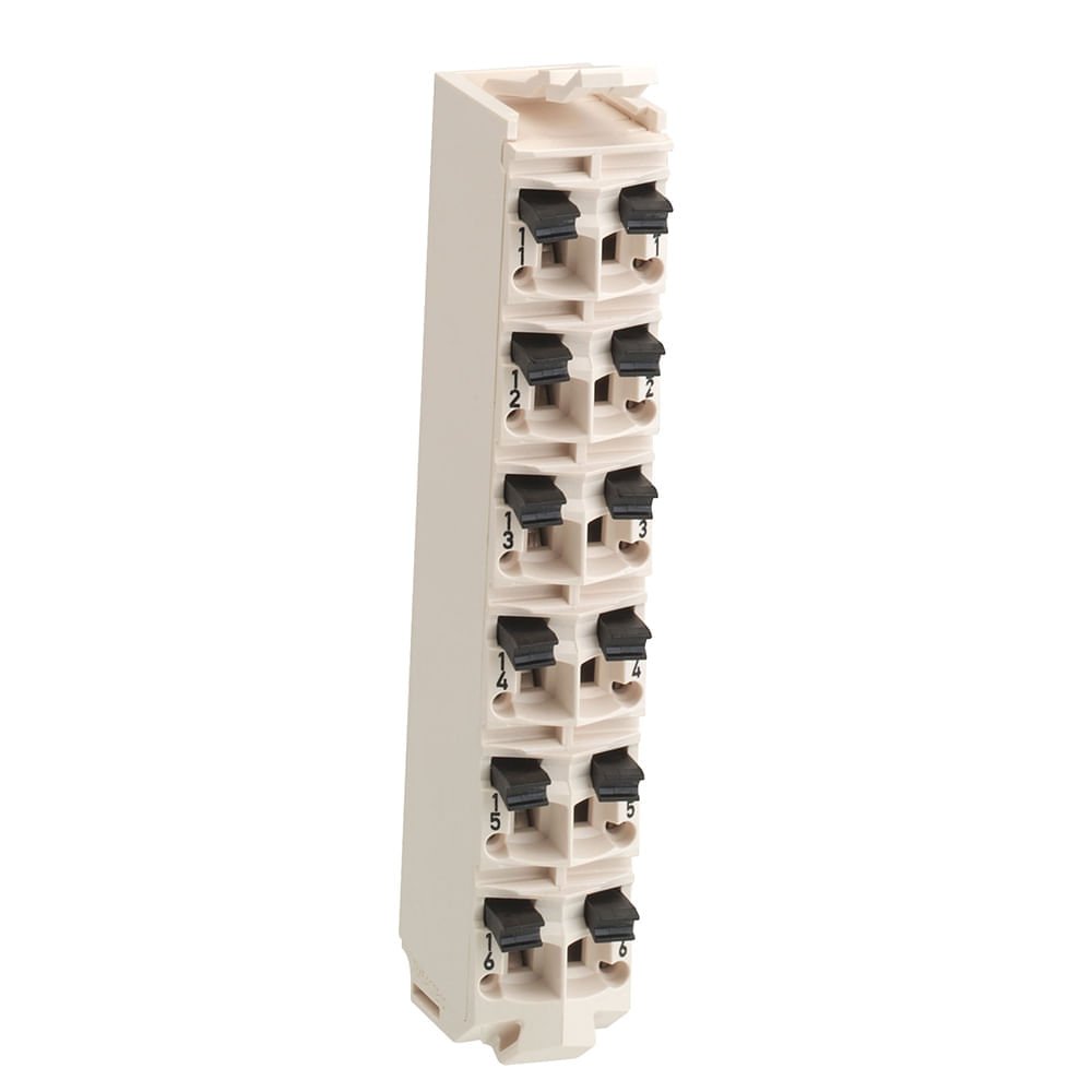 BLOCO DE CONECTORES 6 PINOS  MODICON TM5, 24 VDC TM5ACTB06