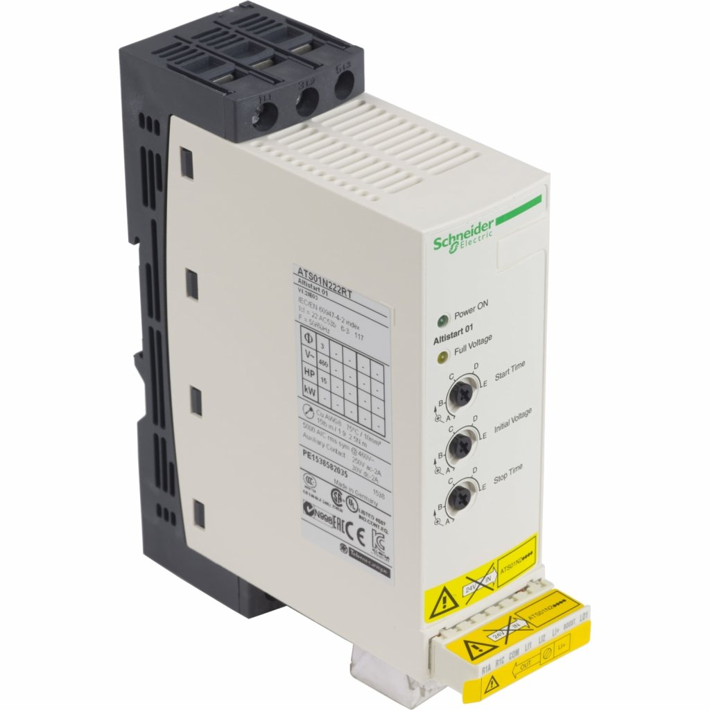 SOFT-STARTER / SOFT-STOP, 22 A, TRIFÁSICA 440-480 V AC, 10-15 HP ATS01N222RT
