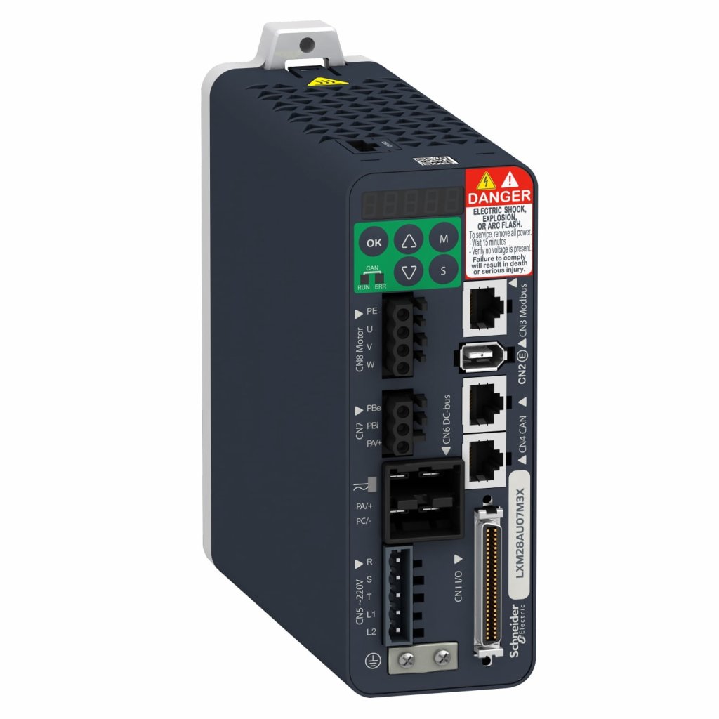 SERVO ACIONAMENTO LEXIUM 28, TRIFÁSICO 230VCA, 200W LXM28AU02M3X