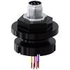 ADAPTADOR FICHA MACHO M12, DE 8 POLOS PARA INTRODUÇÃO DE CABO M20/M25 3SU19000JL100AA0