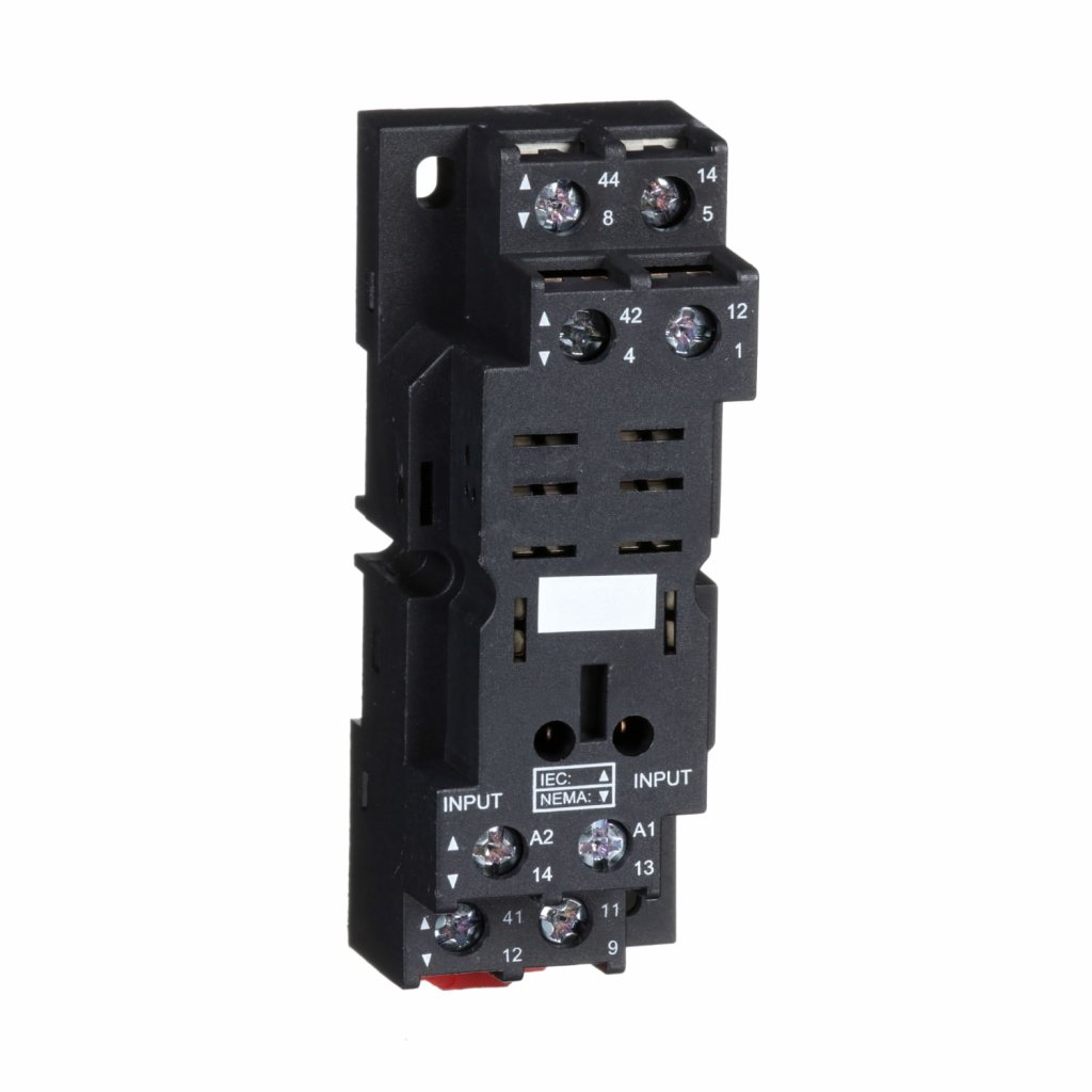 BASE PARA RELÉ RPM2*, CONTATOS MISTOS, CONEXÃO POR PARAFUSO RPZF2