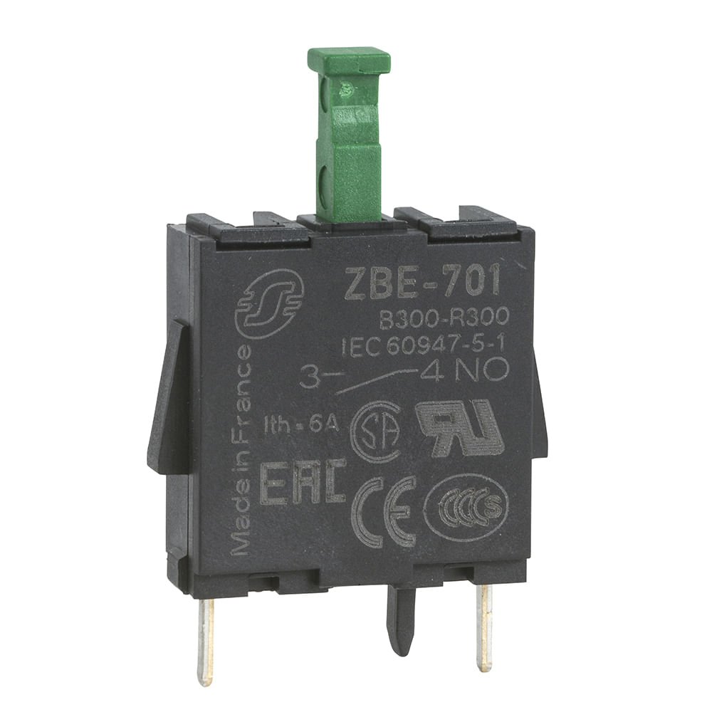 BLOCO DE CONTATO, NA, PARA CIRCUITO IMPRESSO ZBE701