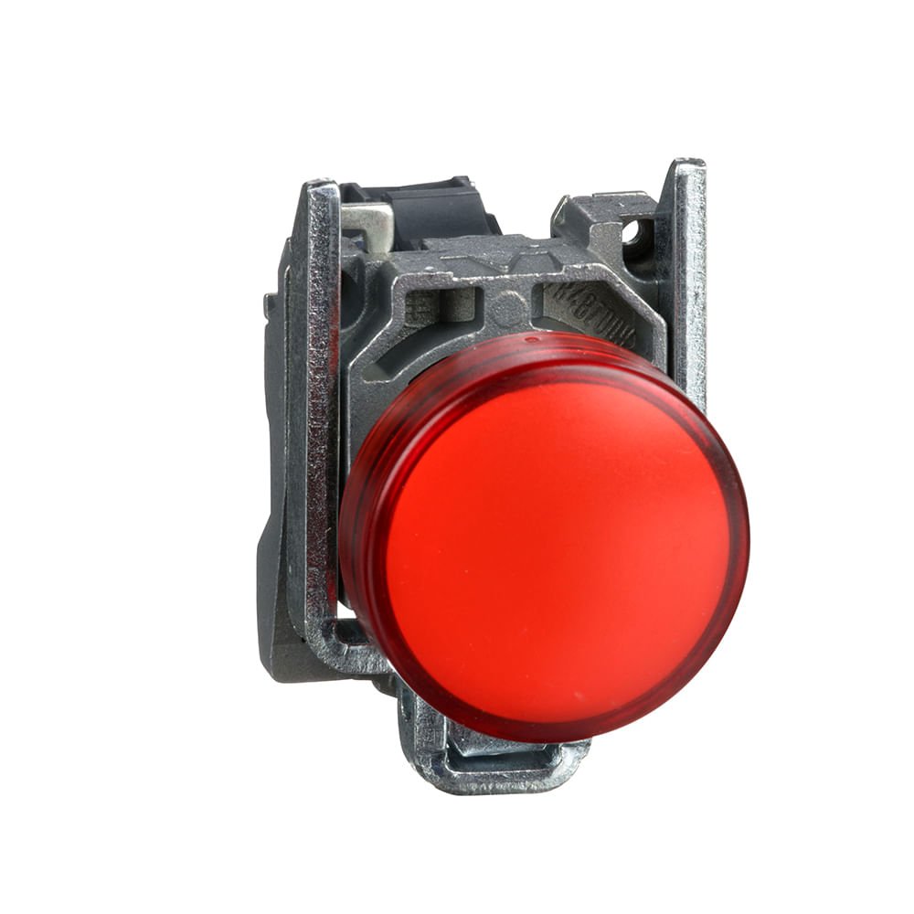BOTÃO Ø22MM METÁLICO, RETORNO POR MOLA, VERMELHO, NF XB4BA42