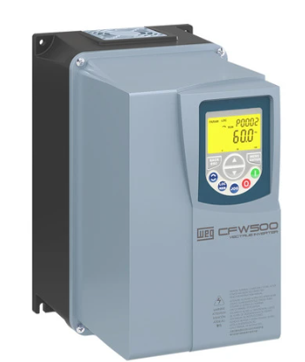 INVERSOR DE FREQUÊNCIA TRIFÁSICO 3KW 6,5A 380/480V 50/60HZ CFW500A06P5T4DB66G2