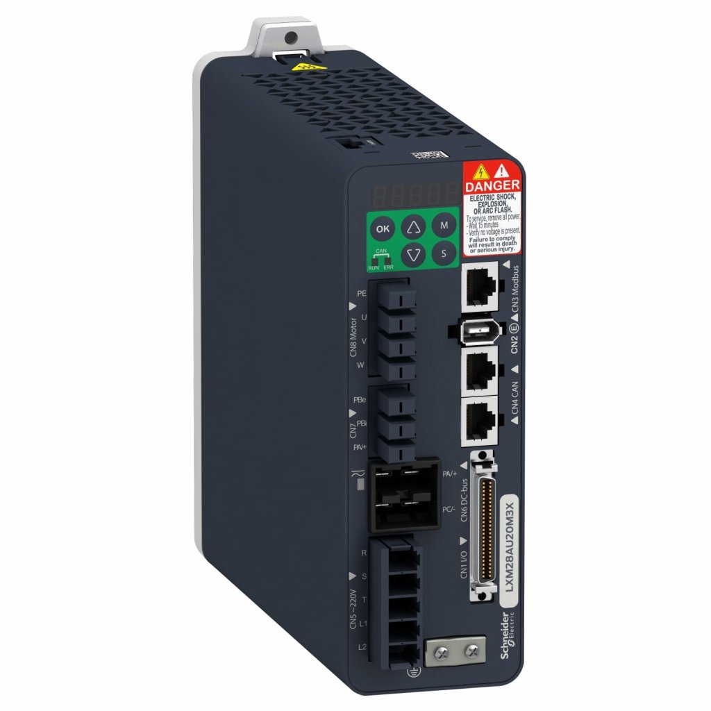 SERVO ACIONAMENTO LEXIUM 28, TRIFÁSICO 230VCA, 2KW LXM28AU20M3X