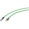 CABO IE TP;M12/RJ45;4X2;5M;COD. X;IP65/67;CAT6A;SEM HALOGÊNIO;PUR;ROBUSTO 6XV18785TH50