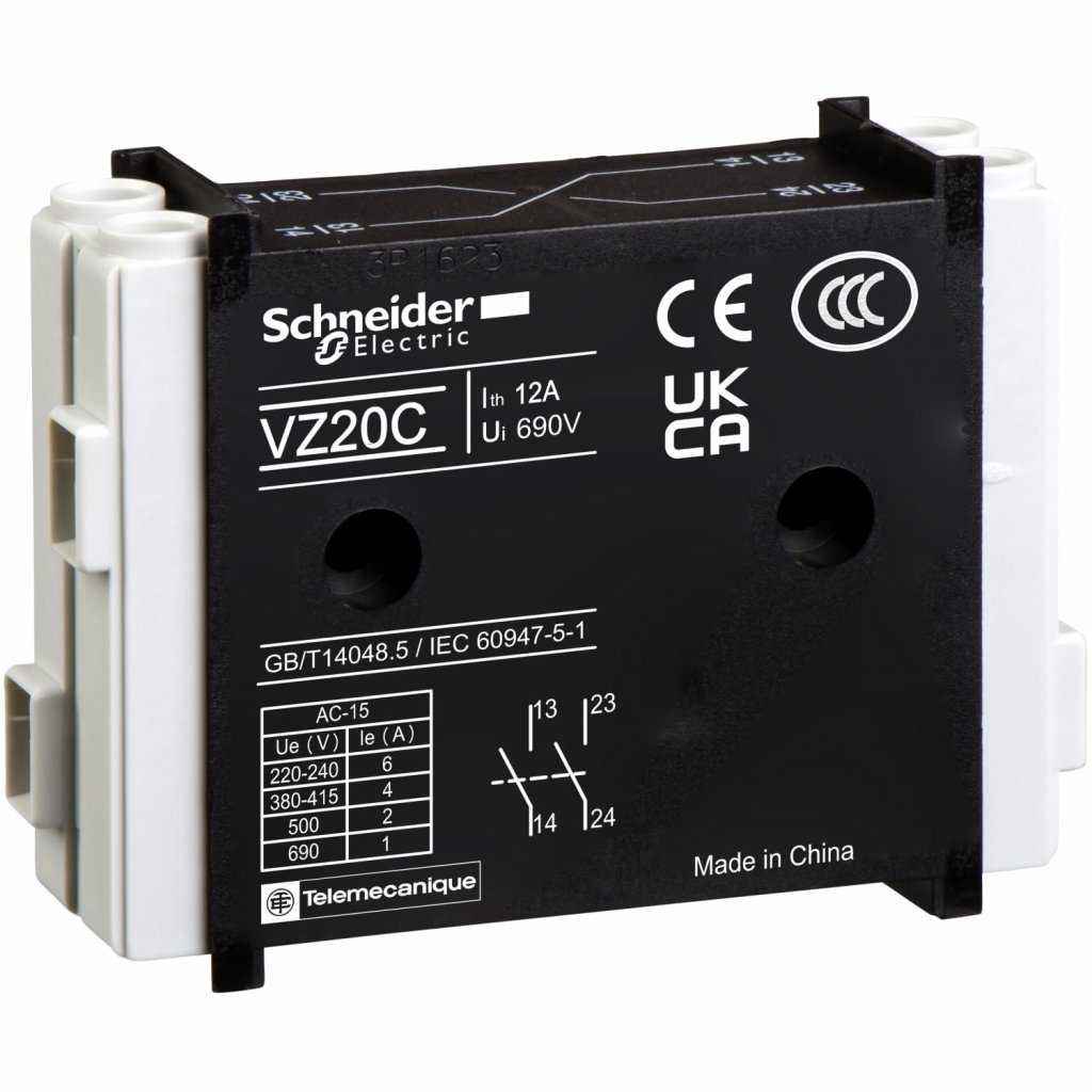 BLOCO CONTATO AUXILIAR 1NA+1NF PARA VARIO VZ7