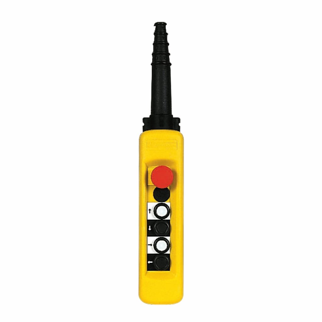 BOTOEIRA PENDENTE PLASTICA 4 BOTOES + 1 XACA4713