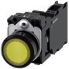 BOTAO PLA ILU 24VDC/VCA MOLA 1NA+1NF AM 3SU11020AB303FA0