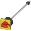 ACIONAMENTO GIRATÓRIO DO ACOPLAMENTO DA PORTA, VERMELHO/AMARELO 48X48 MM, FIX 3LD93435CA