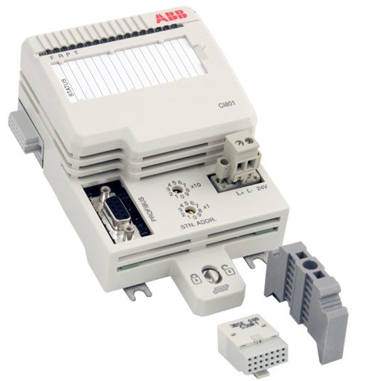 CONECTOR INTERFACE PROFIBUS FCI S800 CI801 3BSE022366R1