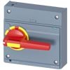 ACIONAMENTO GIRATÓRIO FRONTAL PARADA DE EMERGÊNCIA IEC IP30/40 ACESSÓRIOS PAR... 3VA96870EK15