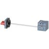 ACIONAMENTO ROTATIVO DE PAREDE LATERAL PARADA DE EMERGÊNCIA IEC IP65 ACESSÓRI 3VA91570PK15
