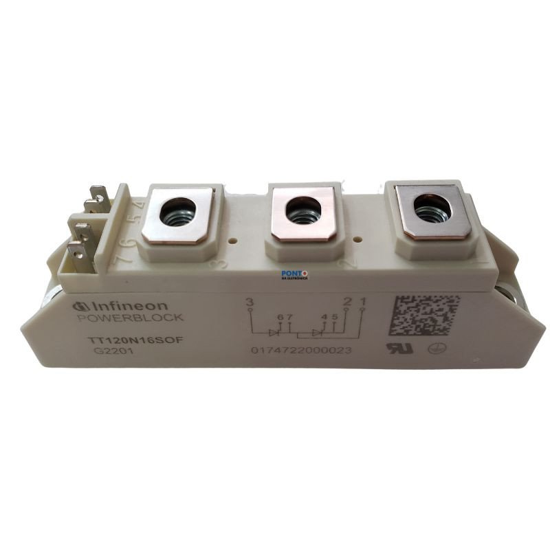 MÓDULO TIRISTOR 1600V 120A TT120N16SOF