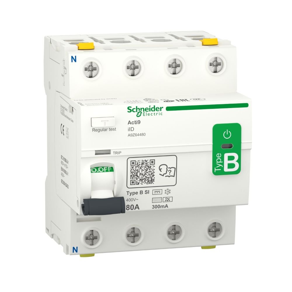 ACTI9 IID - RESIDUAL CURRENT CIRCUIT BREAKER - 4P