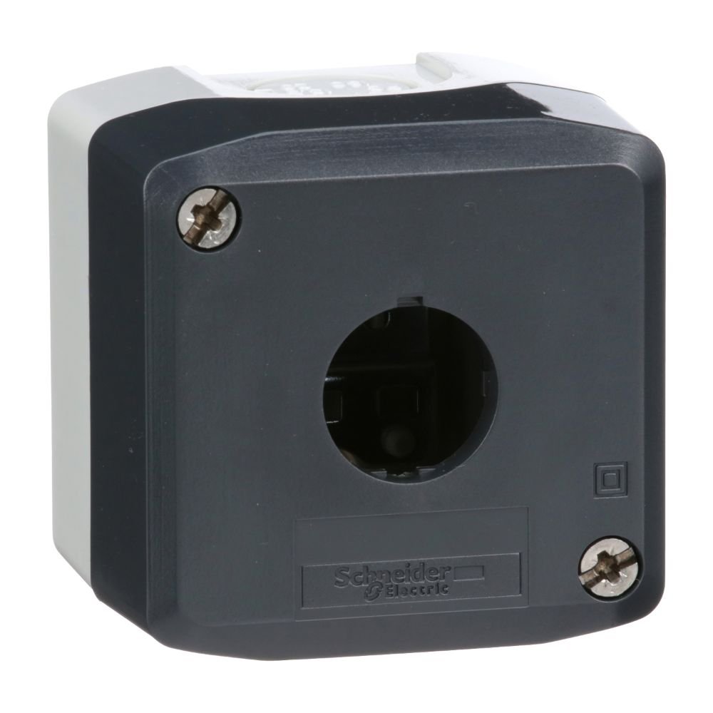 BOTOEIRA DE COMANDO 1 FURO Ø22MM, VAZIA, CINZA, PARA BOTÃO MODULAR, CSA + CERTIFICADO UL