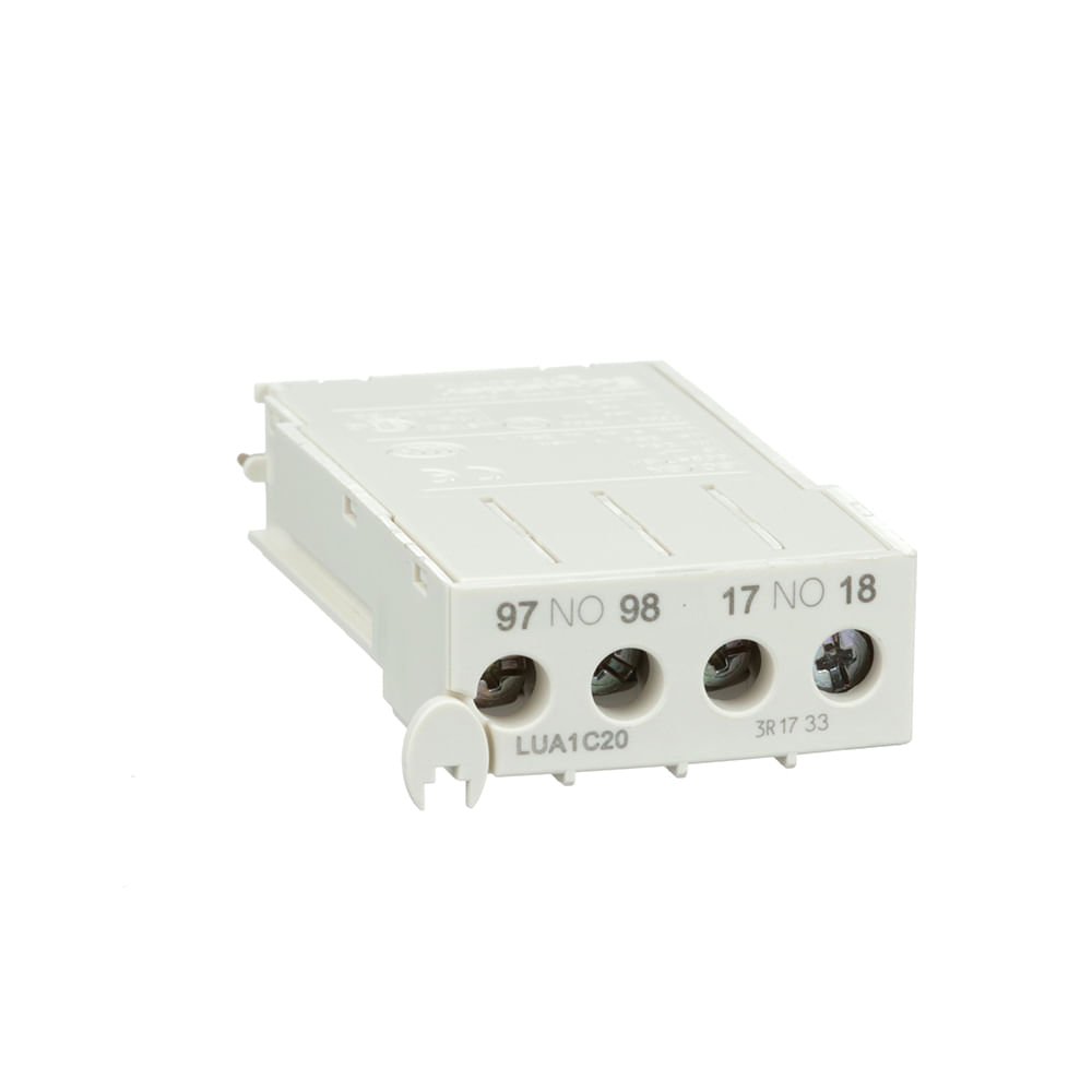 BLOCO DE CONTATO COMPATÍVEL COM A GAMA DE PRODUTOS DA LINHA TESYS U. LUA1C20 LUA1C20