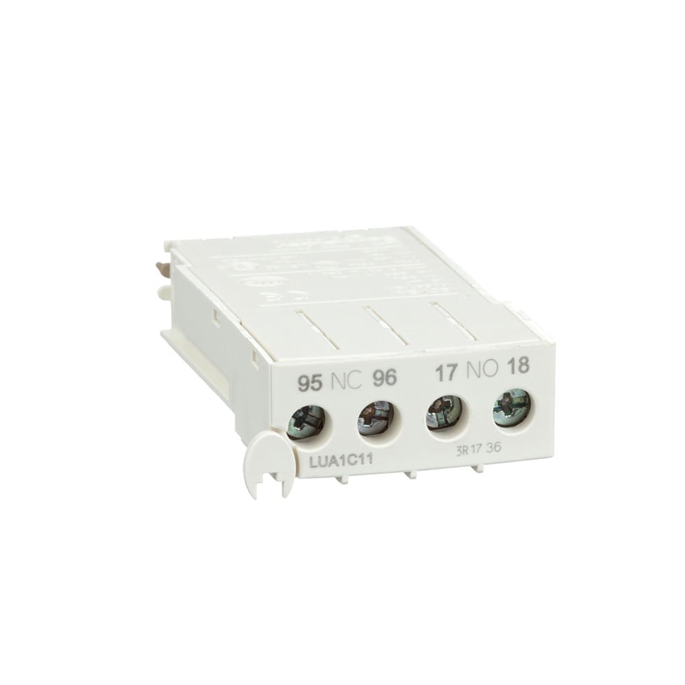 BLOCO DE CONTATO COMPATÍVEL COM A GAMA DE PRODUTOS DA LINHA TESYS U. LUA1C11 LUA1C11