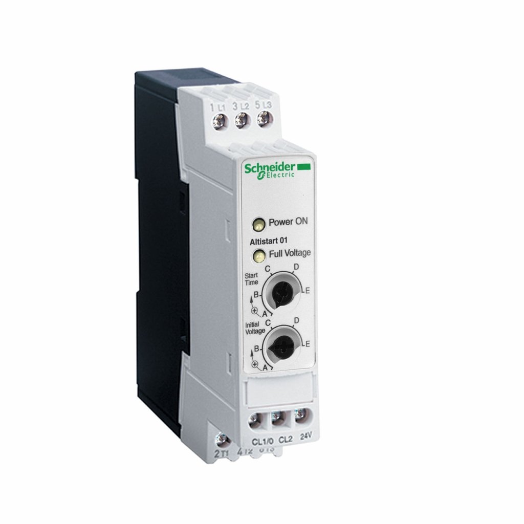 SOFT-STARTER, 6 A, MONOFÁSICA 110-230 V AC / TRIFÁSICA 110-480 V AC, 0.75-3 KW, 0.5-3 HP ATS01N106FT