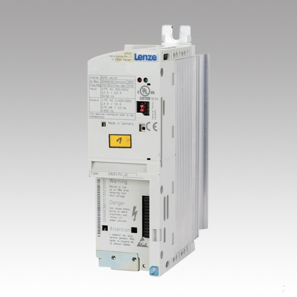 INVERSOR DE FREQUÊNCIA 0,75KW 3,6A 320/550VCA 450/776VCC 45/65HZ IP20 8200 VECTOR