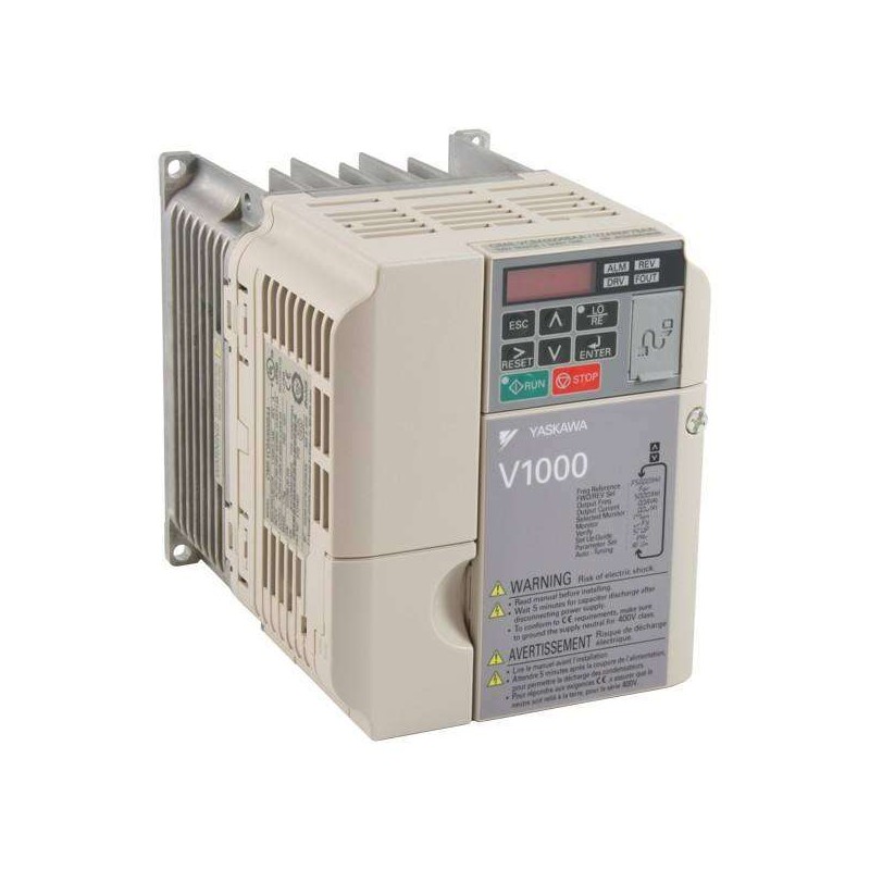 INVERSOR DE FREQUÊNCIA TRIFÁSICO 0,75/0,55KW 2,1/1,8A 380/480V 50/60HZ