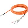 CABO POT 10M COM CONECTORES 4X0.75 1FL6 6FX30025CK011BA0