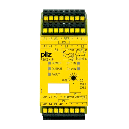 RELÉ SEGURANÇA 0,5V 24-240VAC 2N/O 1N/C 2SO PSWZ X1P