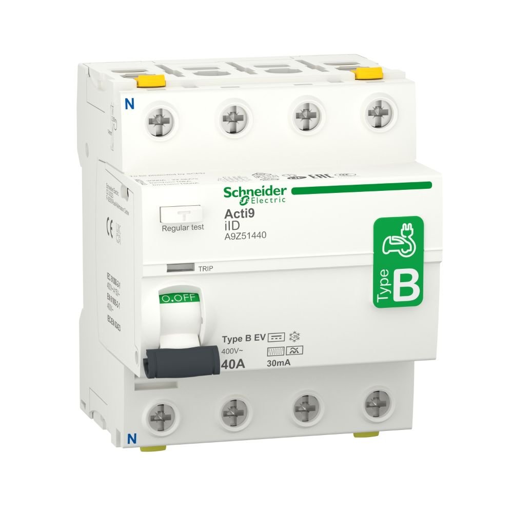 ACTI9 IID - RESIDUAL CURRENT CIRCUIT BREAKER - 4P