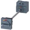 ACIONAMENTO GIRATÓRIO DO ACOPLAMENTO DA PORTA PADRÃO IEC IP65 COM TRAVAMENTO  3VA91370FK21
