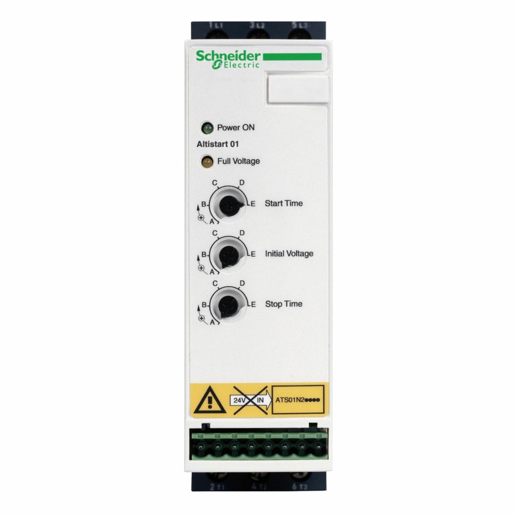 SOFT-STARTER / SOFT-STOP, 22 A, TRIFÁSICA 200-240 V AC, 4-5.5 KW, 5-7.5HP.. ATS01N222LU