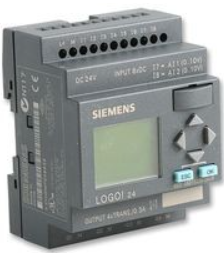 CONTROLADOR LOGICO DISPLAY PU/I/O 24V/24V/24V 8 DI (2AI)/4 TRANS LOGO 24 6ED10521CC000BA5