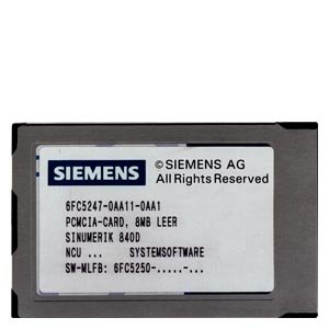 CARTÃO PC SOFTWARE V5.1 31-5 NCU 573.2 SINUMERIK 840D 6FC52505AX301AH0