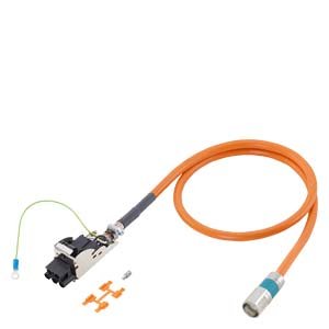 CABO POT 20M 4X1,5+(2X1,5)C C/ CONECTORES MOTION-CONNECT 800PLUS 6FX80025DS011CA0
