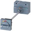 ACIONAMENTO GIRATÓRIO DO ACOPLAMENTO DA PORTA PADRÃO IEC IP65 COM TRAVAMENTO  3VA92570FK21