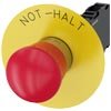 BOTAO EMER 40MM MET 1NA+1NF ROT DES INSC 3SU11501HB201FH0