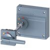 ACIONAMENTO GIRATÓRIO DO ACOPLAMENTO DA PORTA PADRÃO IEC IP65 COM TRAVAMENTO  3VA96870FK21