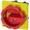 ACIONAMENTO ROTATIVO, VERMELHO/AMARELO 66X66 MM FIXAÇÃO FRONTAL FIXAÇÃO DE OR 3LD93445C