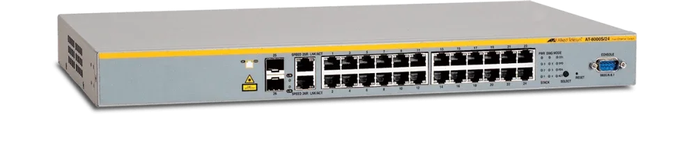 STACKABLE FAST ETHERNET EDGE SWITCH AT8000S24