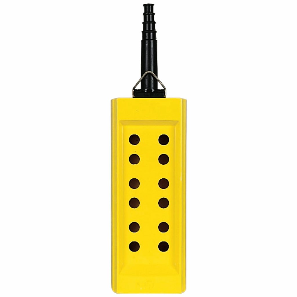 BOTOEIRA PENDENTE PLASTICA 12 FUROS VAZIA XACB12