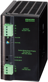 FONTE DE ALIMENTAÇÃO E-90/132VCA/173/264VCA S-24V/10ACC ECO-RAIL 10 85305