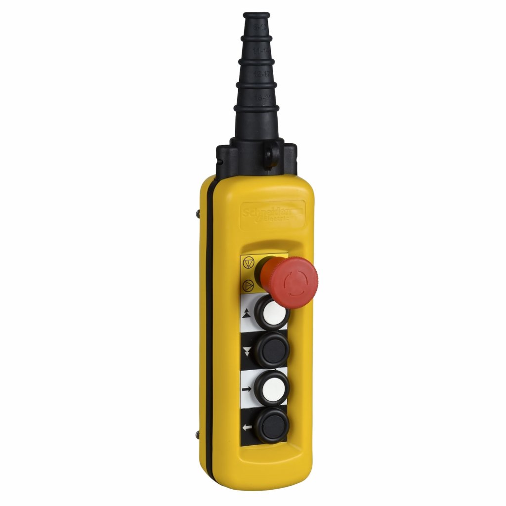 BOTOEIRA PENDENTE PLASTICA 4 BOTOES 2 VE XACA4913