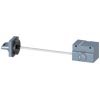 ACIONAMENTO ROTATIVO DE PAREDE LATERAL PADRÃO IEC IP65 ACESSÓRIOS PARA: 3VA1 250 3VA92570PK11