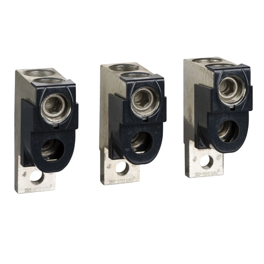 3 TERMINAIS PARAFUSO 2 CABOS 50 A 120MM2