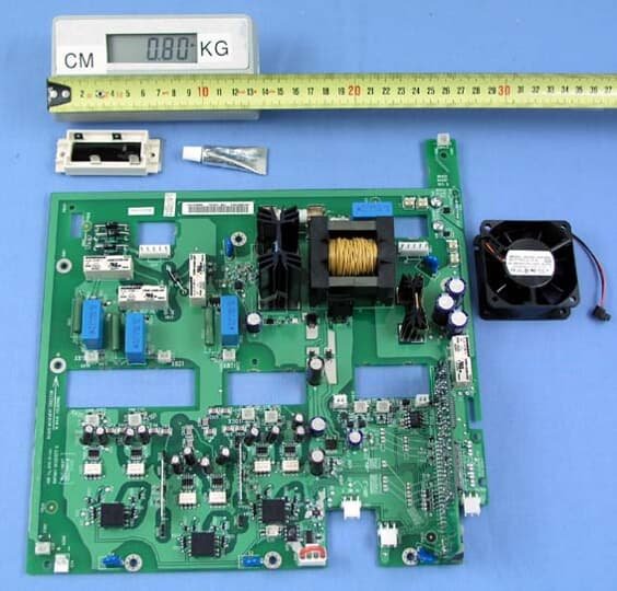 PLACA CIRCUITO IMPRESSO INTERFACE C/ COMPONENTES ELETRONICOS EXCLUSIVO P/ INV FREQ RINT6621C 68262615
