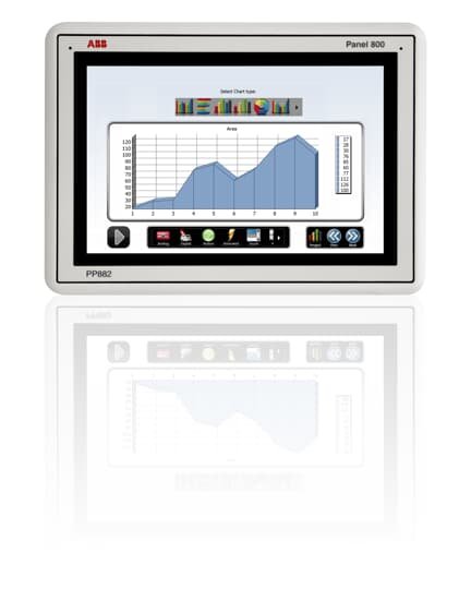 PAINEL OPERAÇÕES TFT LCD 12,1POL IP65/IP20 PP882 3BSE069275R1