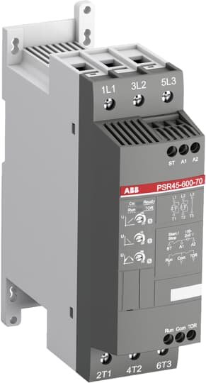 SOFT STARTER BIFÁSICO IN LINE 230V/11KW 400V/22KW 500V/30KW 45A DELTA 208/600V 50/60HZ PSR4560070