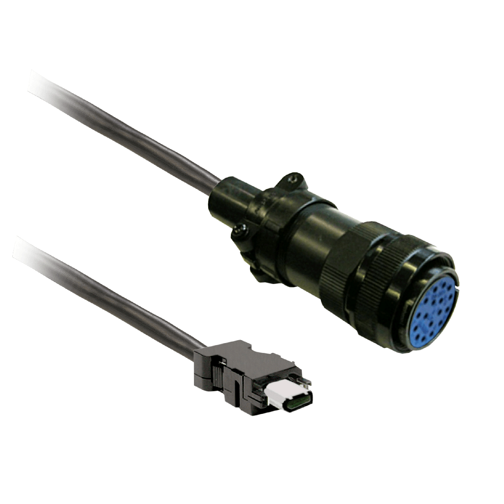 CABO DE ENCODER PARA SERVO MOTOR, 3 METROS VW3M8D2AR30