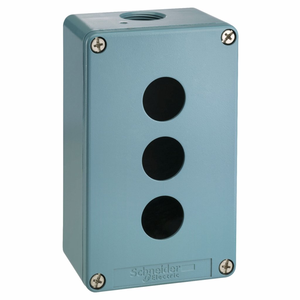 BOTOEIRA 22MM METALICA 3 FUROS AZUL XAPM2503