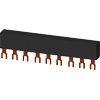 BARRAMENTO TRIFÁSICO DISTÂNCIA DE SEPARAÇÃO 45MM PARA 3 INTERRUPTORES, CONEXÕ 3RV19151BB