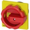 ACIONAMENTO ROTATIVO, VERMELHO/AMARELO 66X66 MM FIXAÇÃO FRONTAL FIXAÇÃO DE OR 3LD93443C